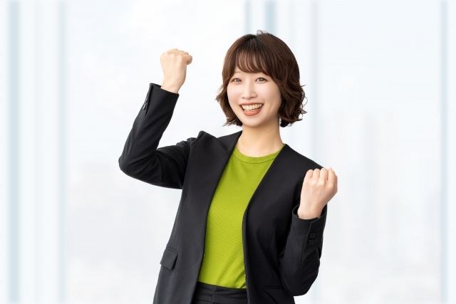 応援される女性